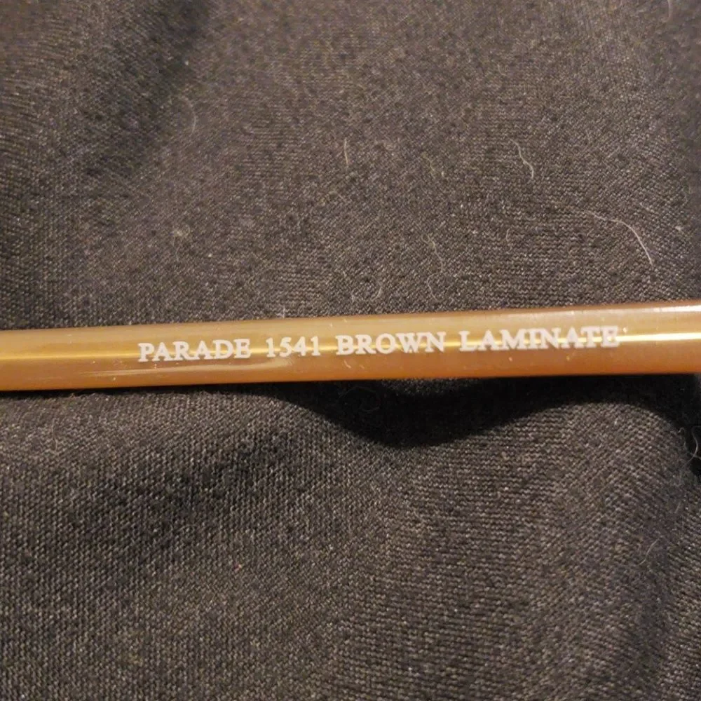 Brown square/oval glasses